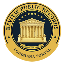 Review Public Records official seal